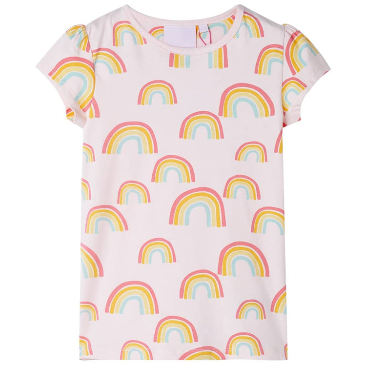 Vidaxl Kinderpyjamas mit kurzen Ärmeln 92 Soft Pink