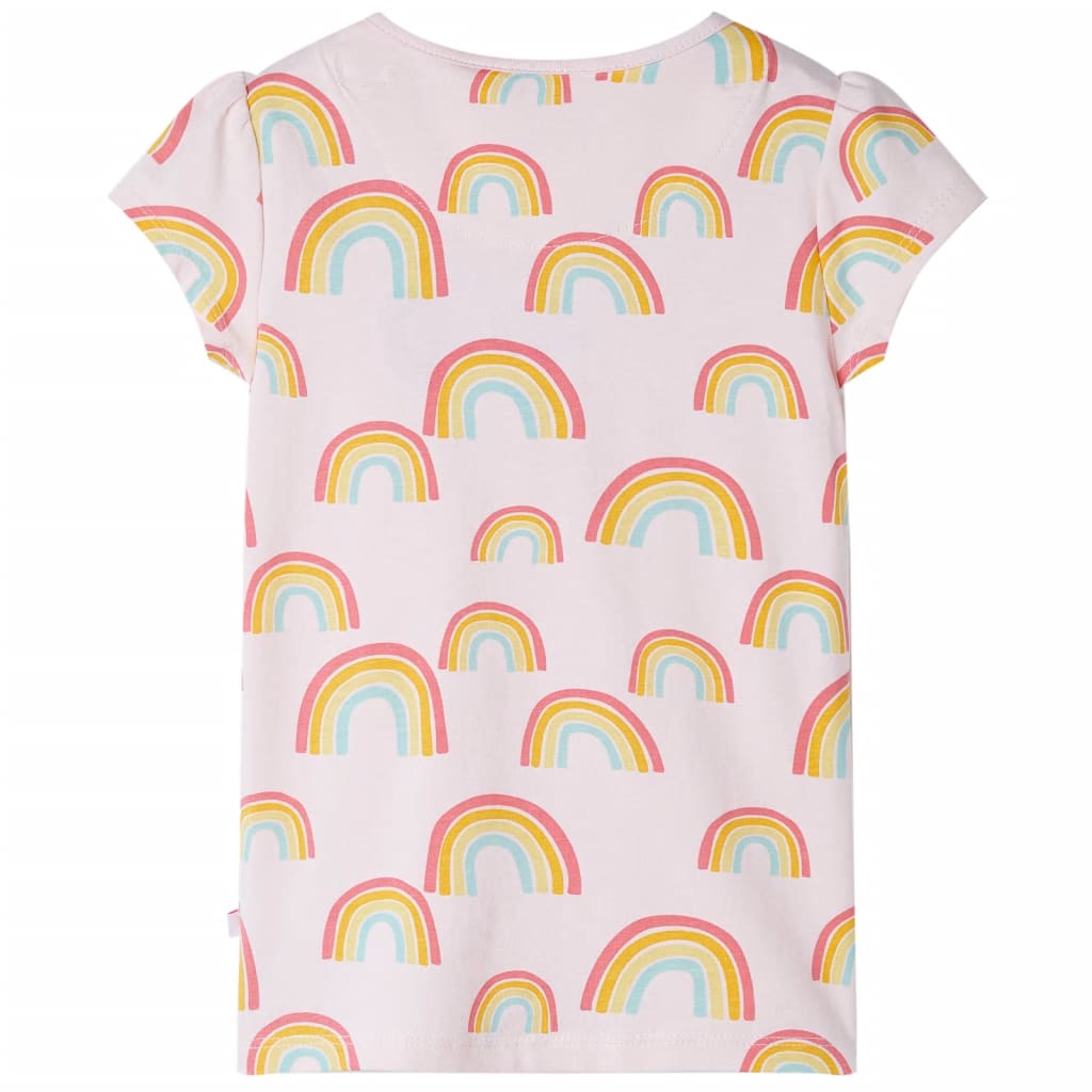 Vidaxl Kinderpyjamas mit kurzen Ärmeln 92 Soft Pink