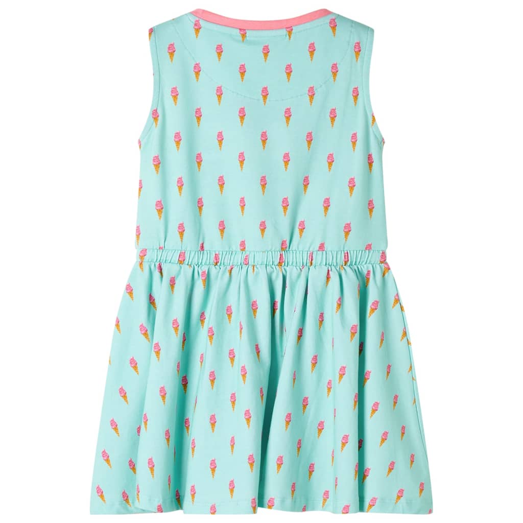 Vidaxl -Kinderkleid mit Kordelstring 140 leichte Münze