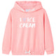 Vidaxl Kinderpullover mit Hood 104 leuchtend Pink