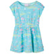 Vidaxl Kinderkleid 104 helles Meerblau