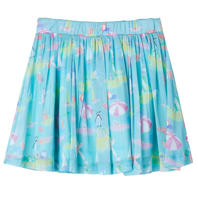 Vidaxl Kinderrock gefaltet 104 helles Meerblau