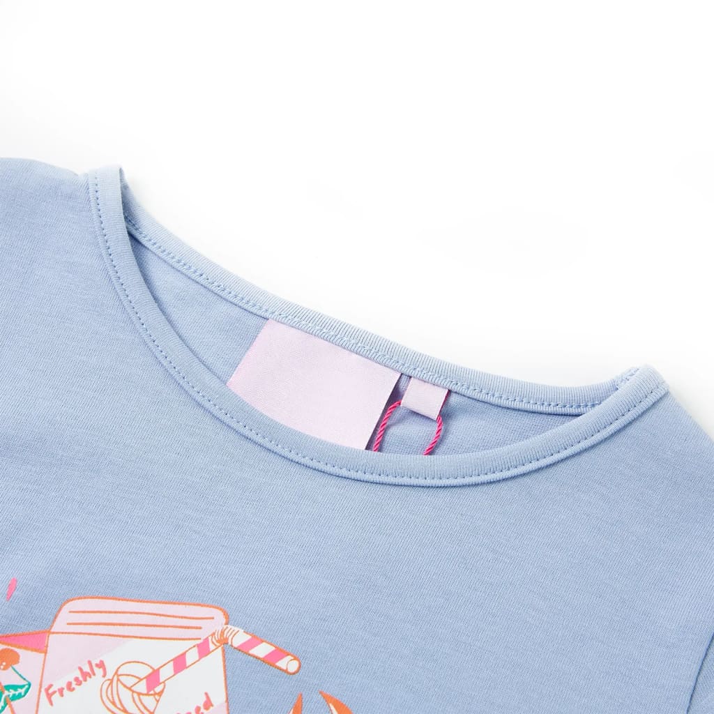 Vidaxl Kinderhemd 128 Blau