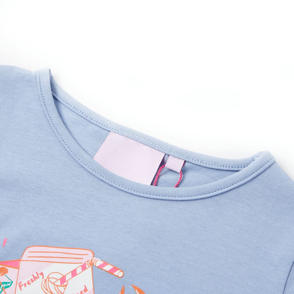 Vidaxl Kinderhemd 140 Blau
