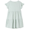 Vidaxl -Kinderkleid mit Rüschen auf den Ärmeln 140 Münzfarbe