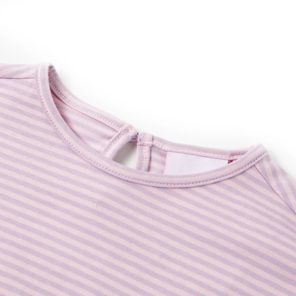 Vidaxl Kinderhemd mit Rüschen 128 Lilac