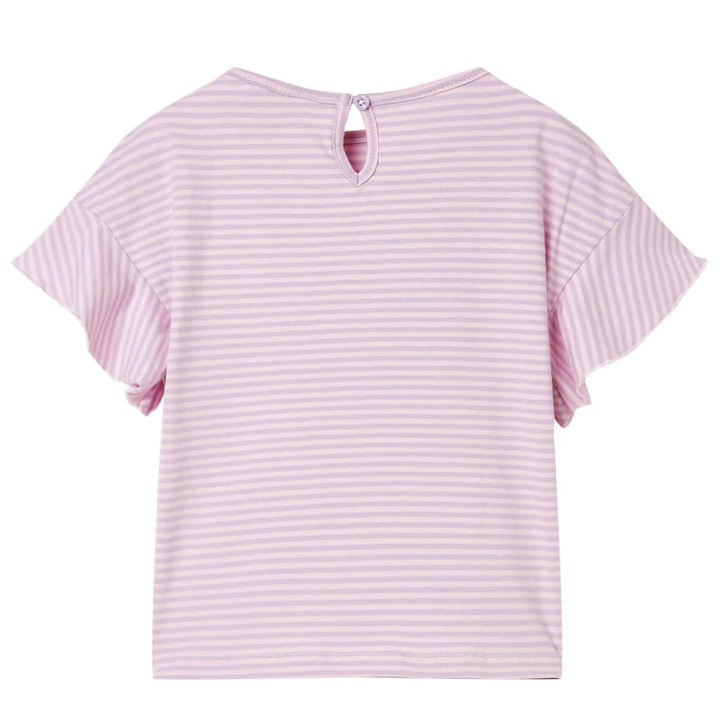 Vidaxl Kinderhemd mit Rüschen 140 Lilac