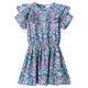 Vidaxl Kinderkleid mit Teppichhülsen 128 Kobaltblau