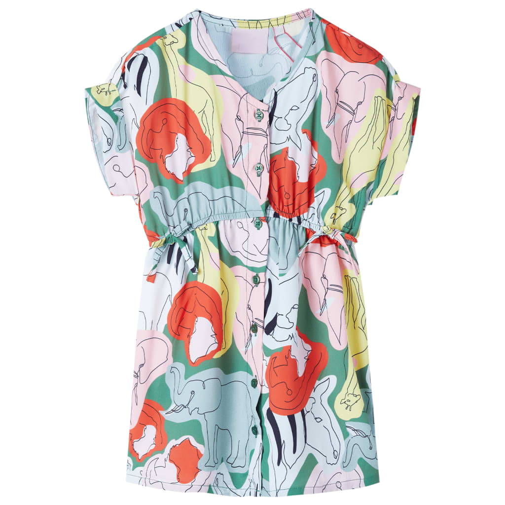 Vidaxl Kinderkleid 104 Grün