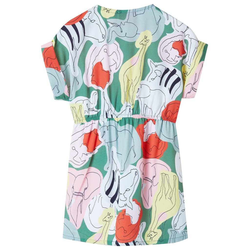 Vidaxl Kinderkleid 104 Grün