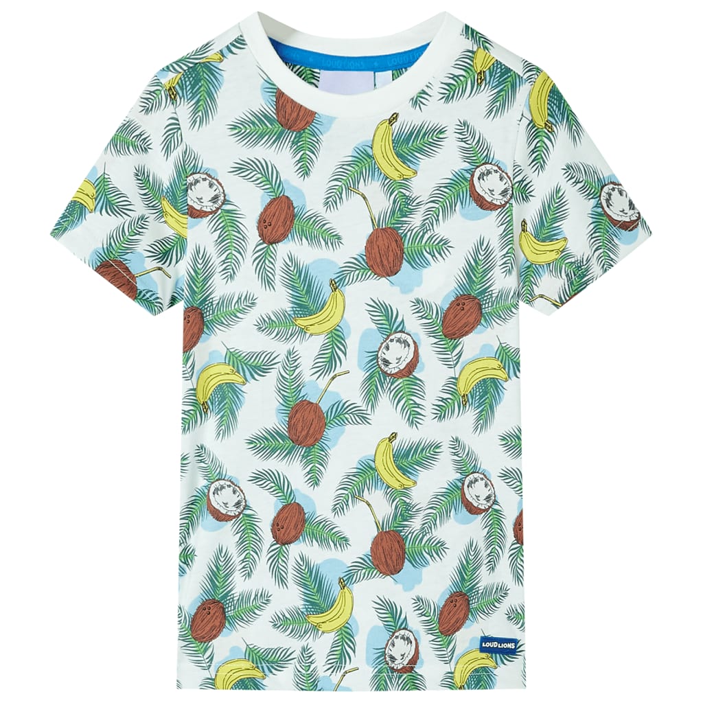 Vidaxl -Kinderhemd mit kurzen Ärmeln 92 Multi -Colored