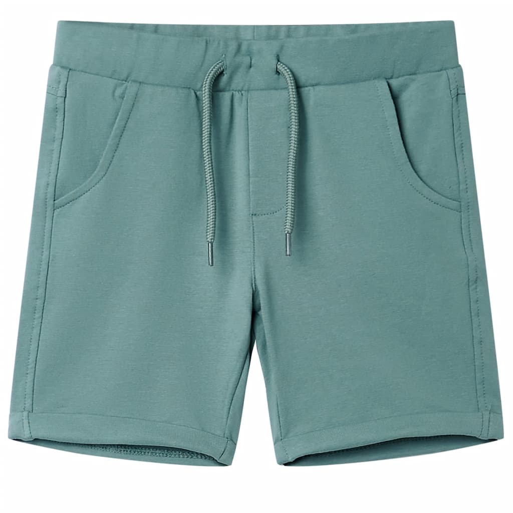 VIDAXL -Kindershorts mit Trekkoord 128 Oudpetrol