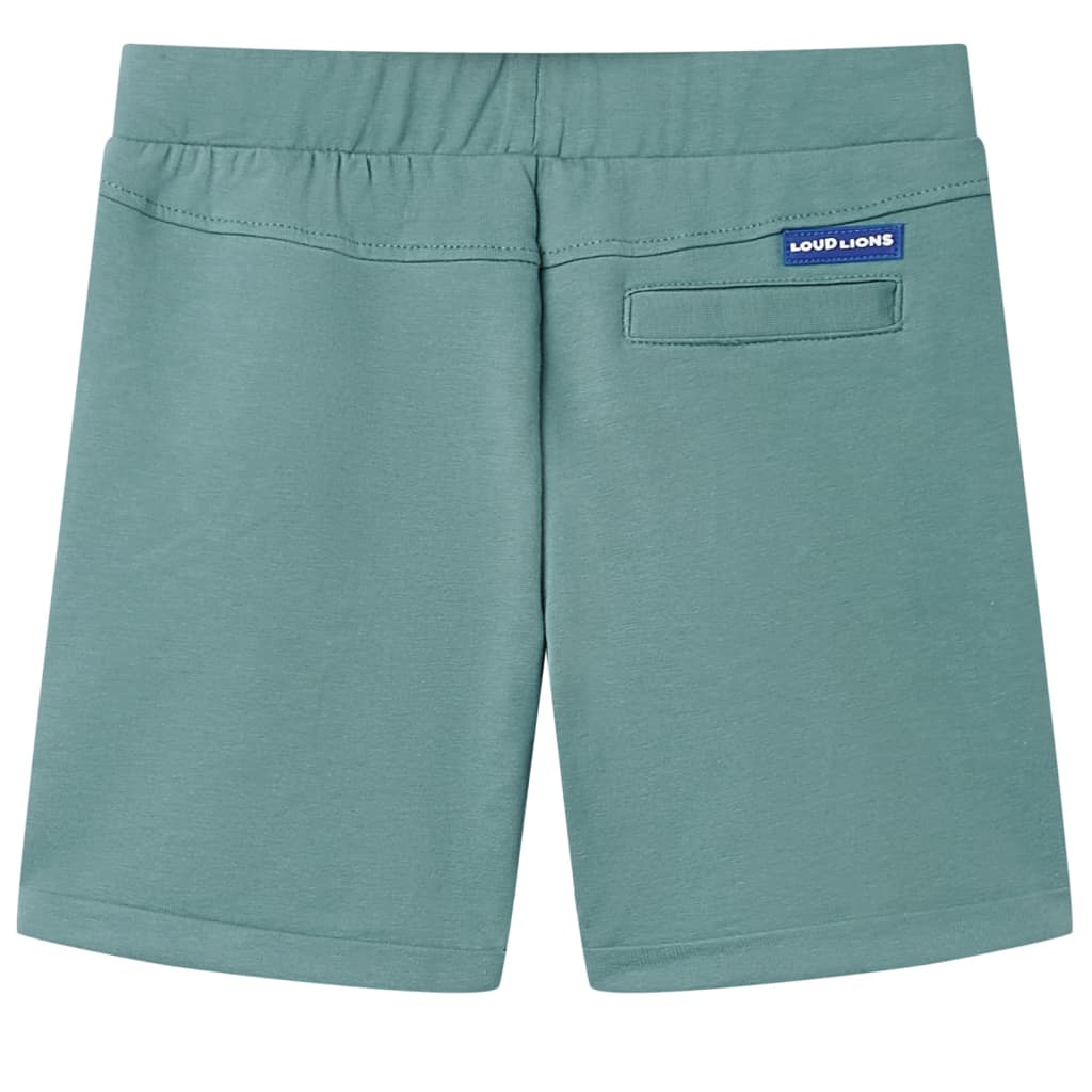 VIDAXL -Kindershorts mit Trekkoord 128 Oudpetrol