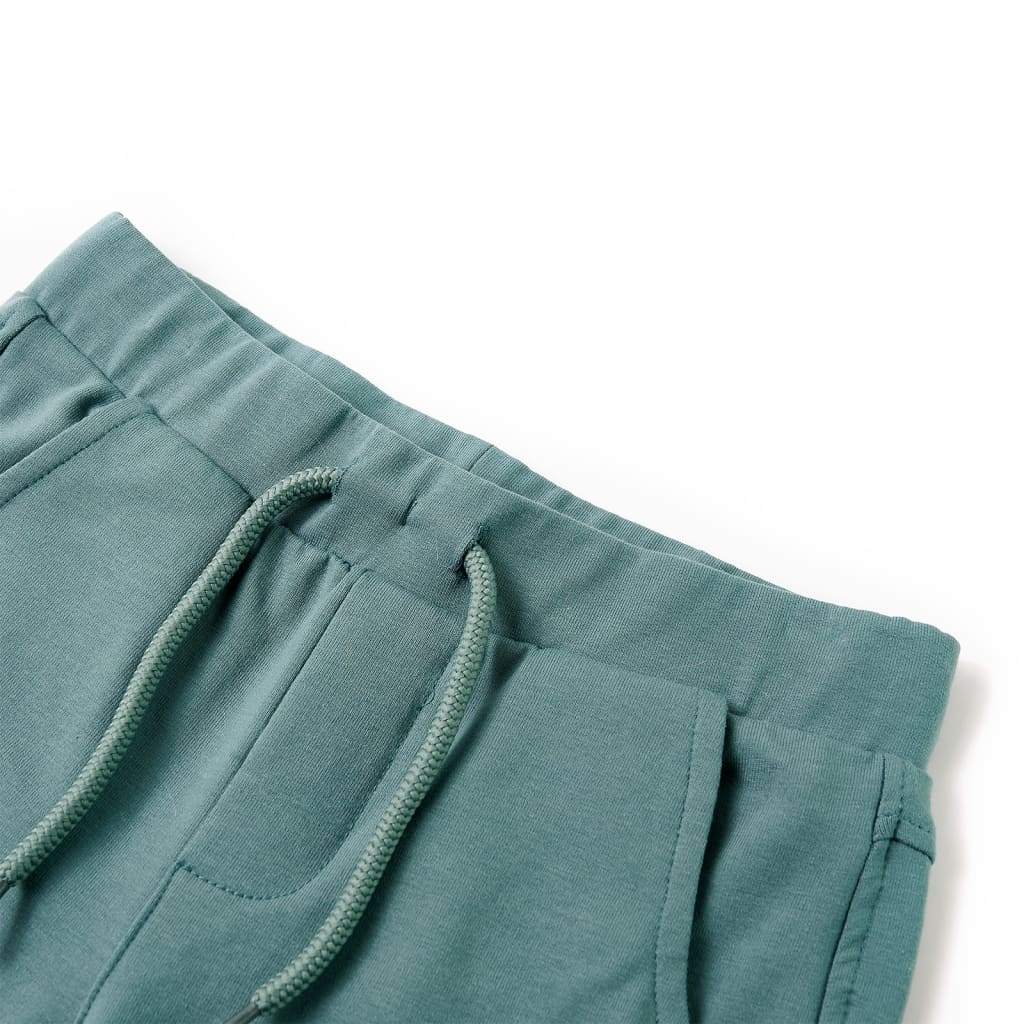 VIDAXL -Kindershorts mit Trekkoord 128 Oudpetrol