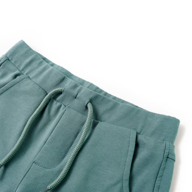 VIDAXL -Kindershorts mit Trekkoord 140 Oudpetrol