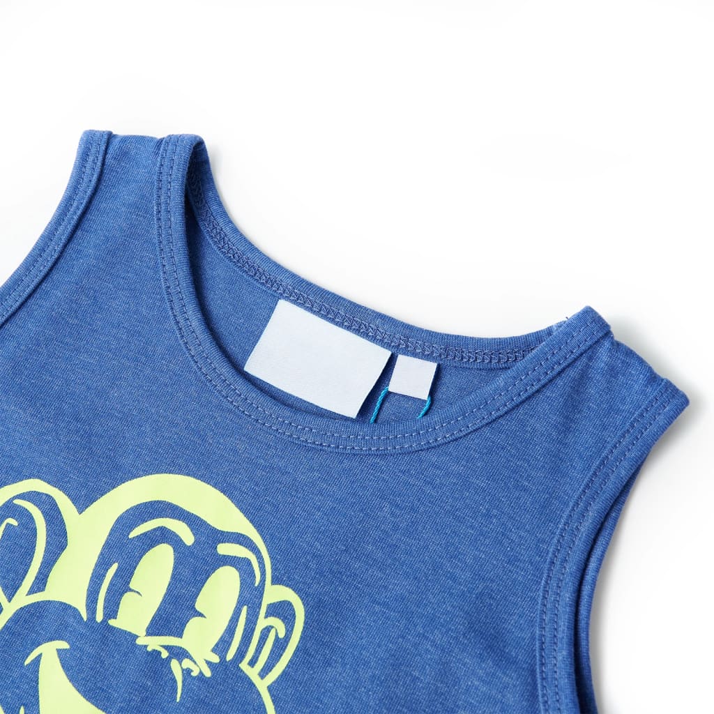 Vidaxl Kinder Top 140 gemischt blau