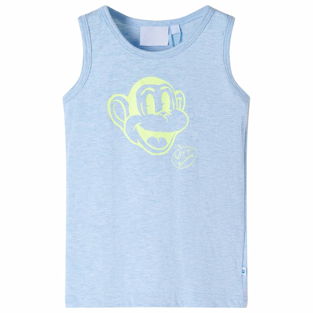 Vidaxl Kinder Top 92 gemischt weichblau