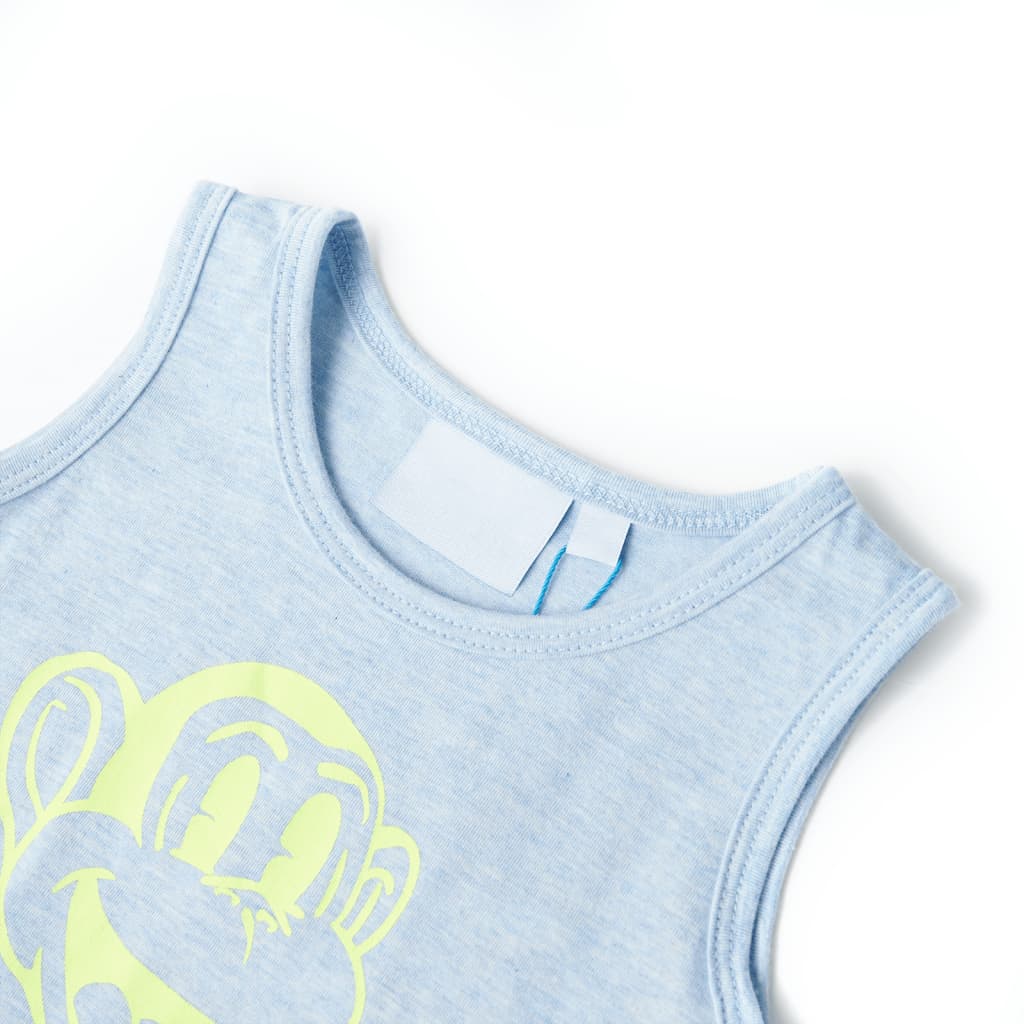 Vidaxl Kinder Top 92 gemischt weichblau