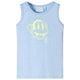 Vidaxl Kinder Top 116 gemischtes weiches Blau