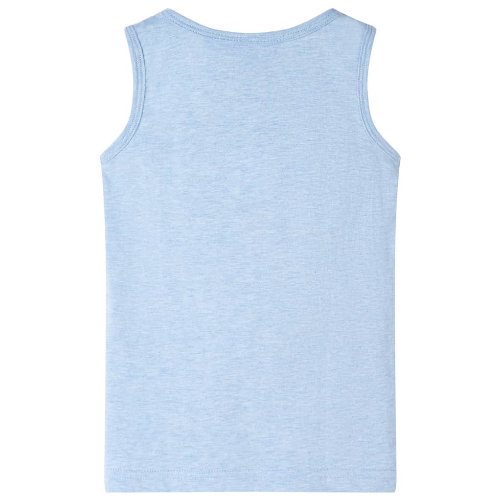 Vidaxl Kinder Top 128 gemischtes weiches Blau