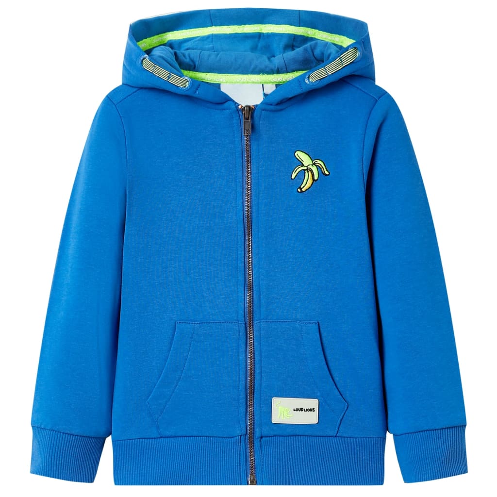 Vidaxl Kinderweste mit Motorhaube und Rit 128 Blue