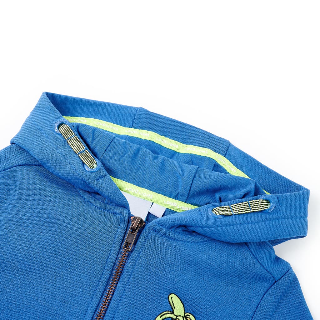 Vidaxl Kinderweste mit Motorhaube und Rit 128 Blue