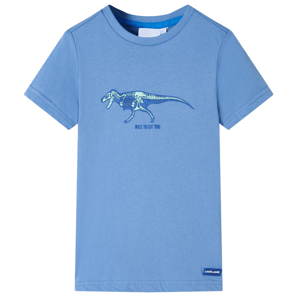 Vidaxl Kinderhemd 92 Middelblauw