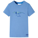 Vidaxl Kinderhemd 128 Marineblau - afbeelding 1
