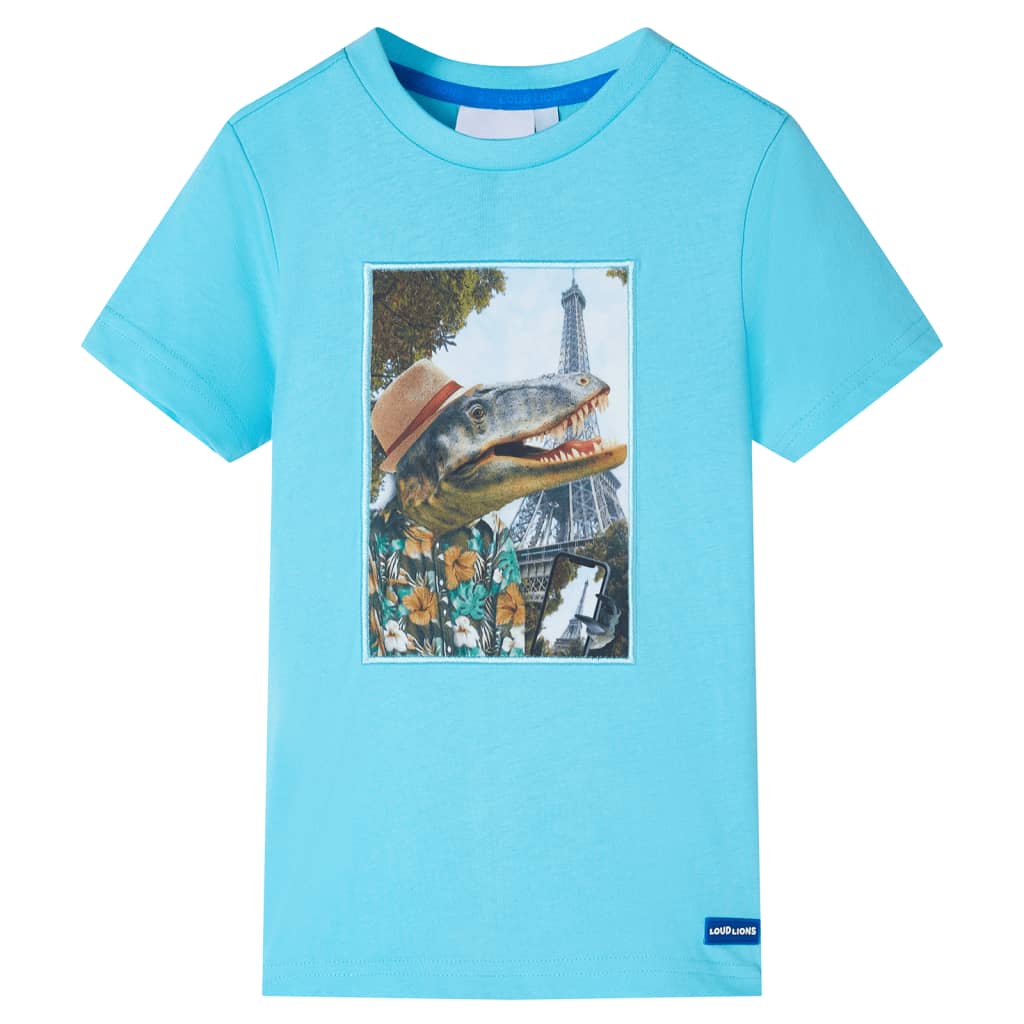 Vidaxl Kinderhemd 128 Seeblau