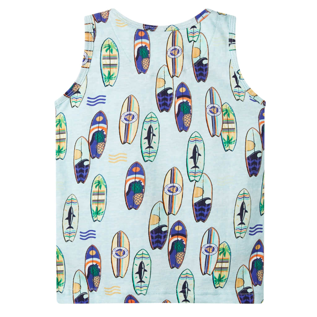 Vidaxl Kinder Top 92 gemischt weichblau