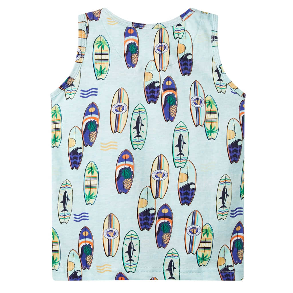 Vidaxl Kinder Top 140 gemischt weichblau