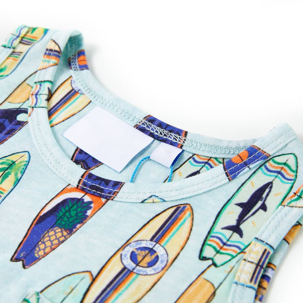 Vidaxl Kinder Top 140 gemischt weichblau