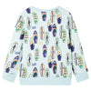Vidaxl Kinderpullover 116 gemischtes weiches Blau