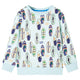 Vidaxl Kinderpullover 128 gemischtes weiches Blau