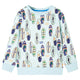 Vidaxl Kinderpullover 140 gemischt weich blau