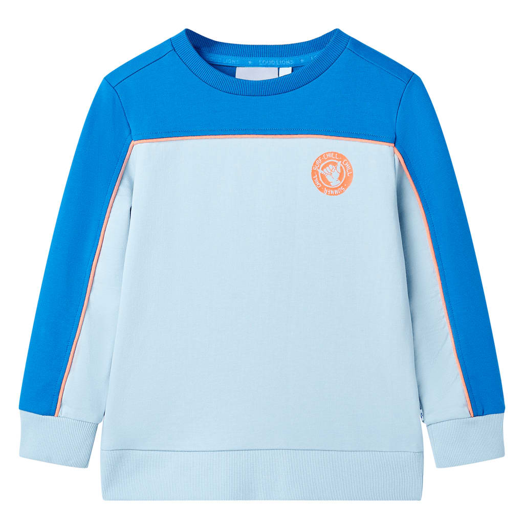 Vidaxl Kinderpullover 104 hellblau und hellblau