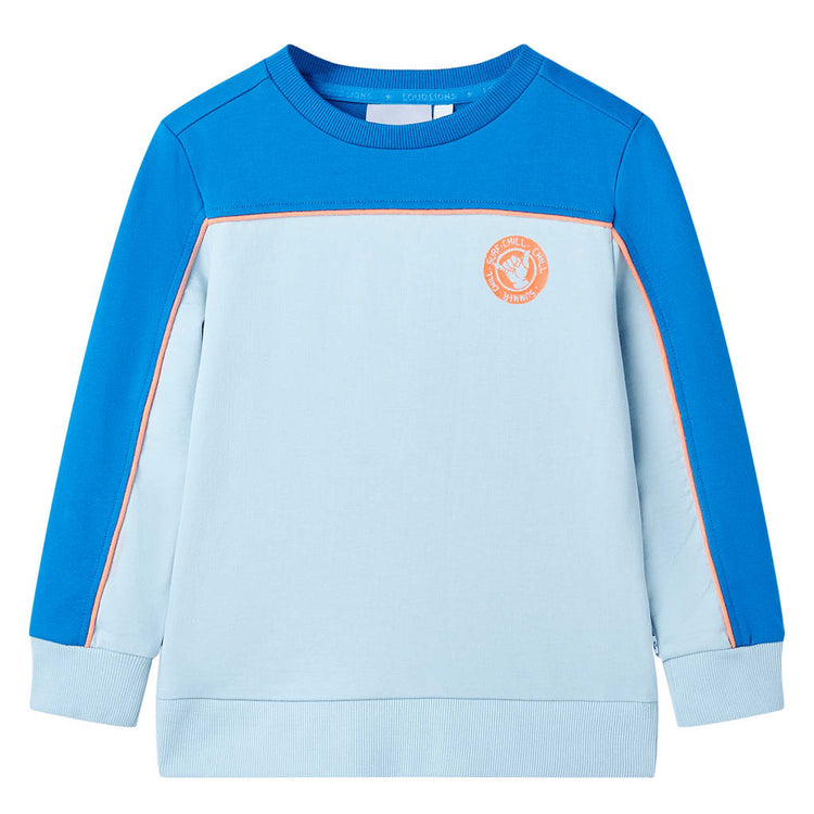 Vidaxl Kinderpullover 104 hellblau und hellblau