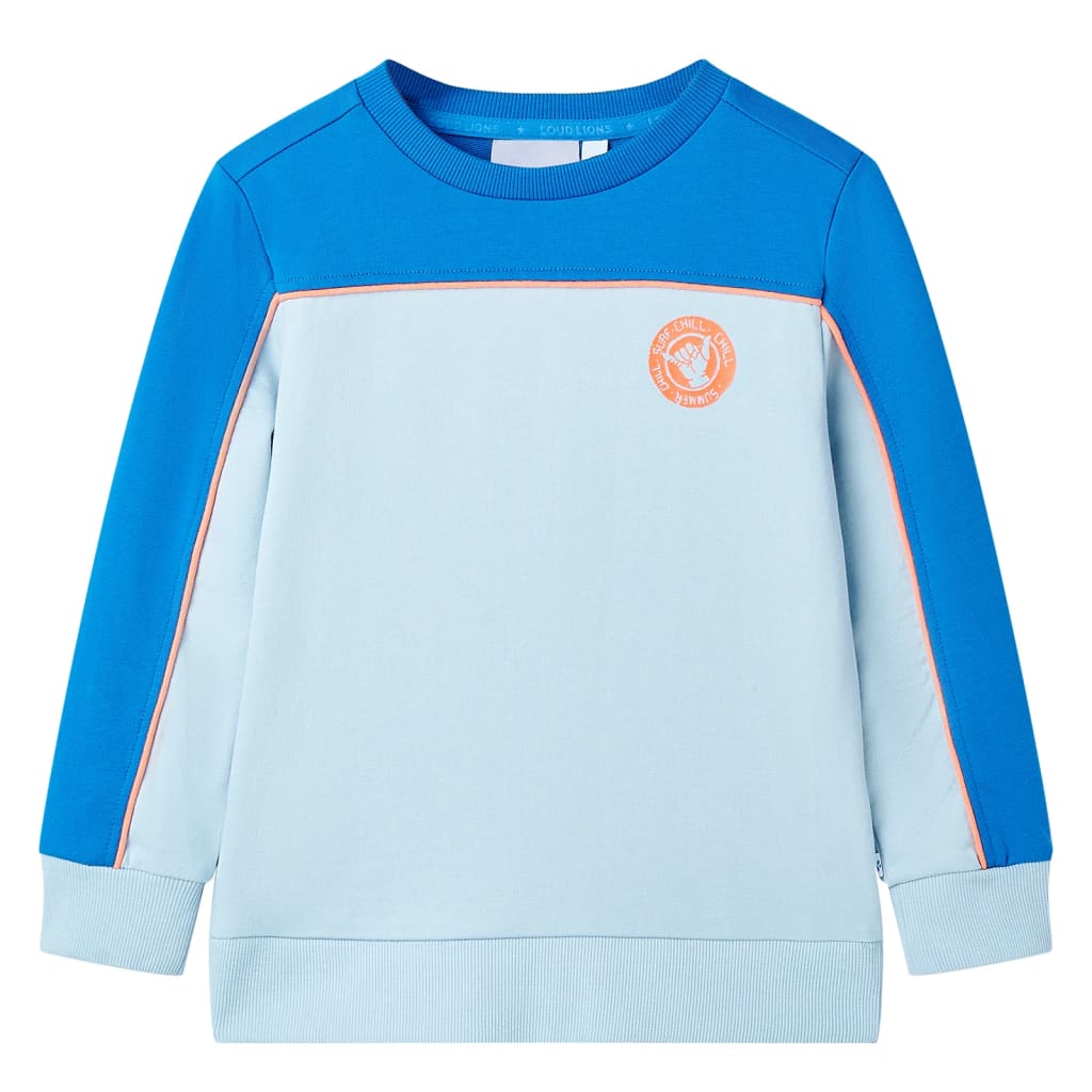 Vidaxl Kinderpullover 116 hellblau und hellblau