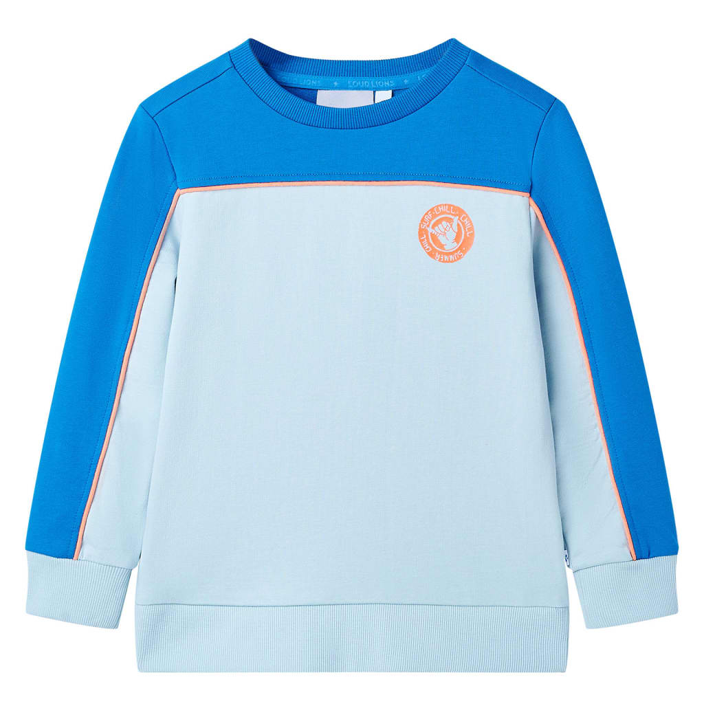 Vidaxl Kinderpullover 140 hellblau und hellblau