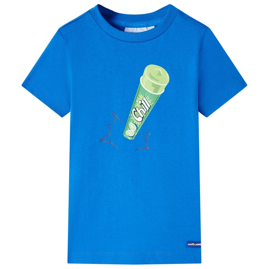 Vidaxl Kinderhemd 104 Felblauw