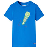 Vidaxl Kinderhemd 128 hellblau - afbeelding 1