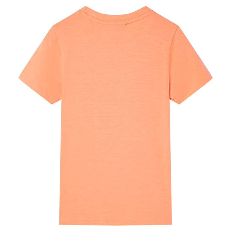 Vidaxl Kinderhemd mit kurzen Ärmeln 104 Neonoranje