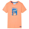 Vidaxl Kinderhemd mit kurzen Ärmeln 128 Neonoranje