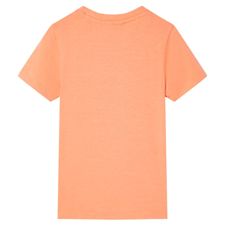 Vidaxl Kinderhemd mit kurzen Ärmeln 140 Neonoranje