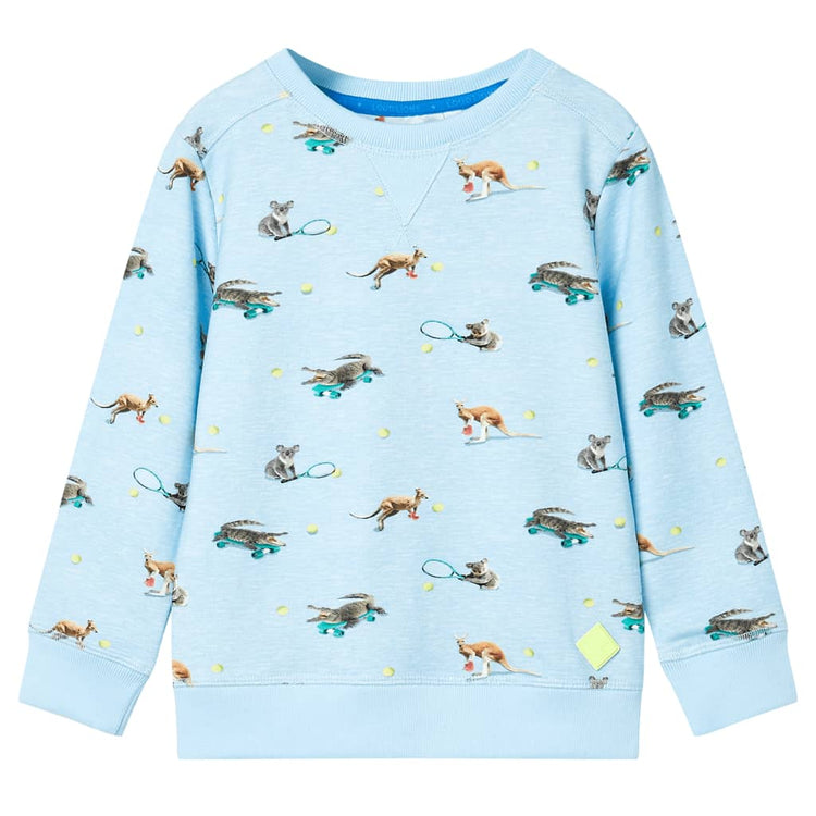 Vidaxl Kinderpullover 116 gemischtes hellblau