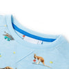 Vidaxl Kinderpullover 116 gemischtes hellblau