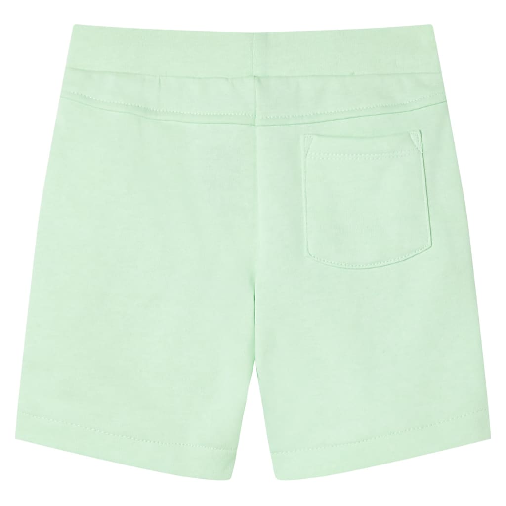 Vidaxl Kindershorts mit Trekkoord 92 hellgrün