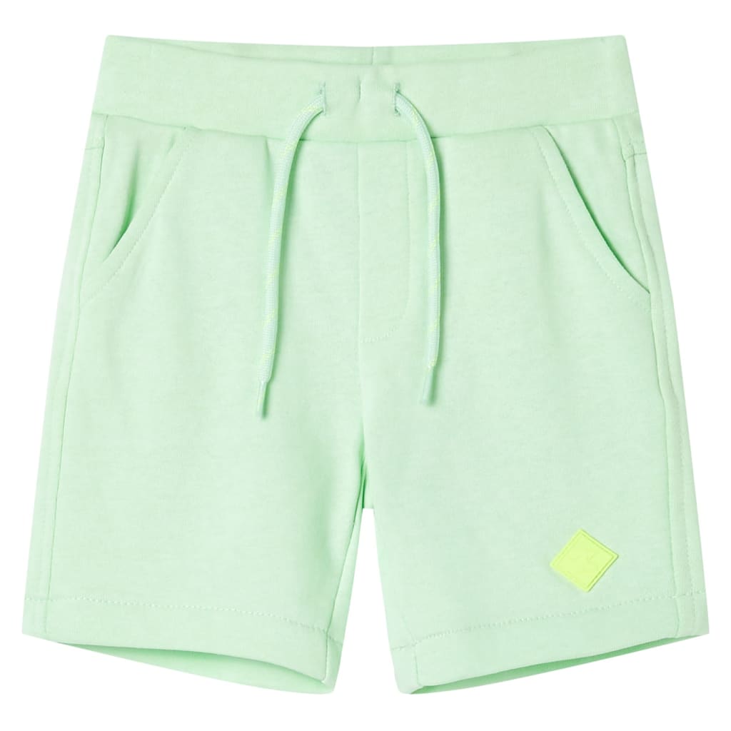 Vidaxl Kindershorts mit Trekoord 128 hellgrün
