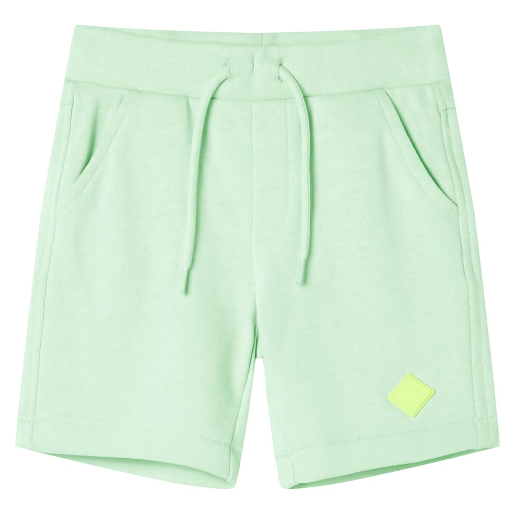 Vidaxl Kindershorts mit Trekkoord 140 hellgrün