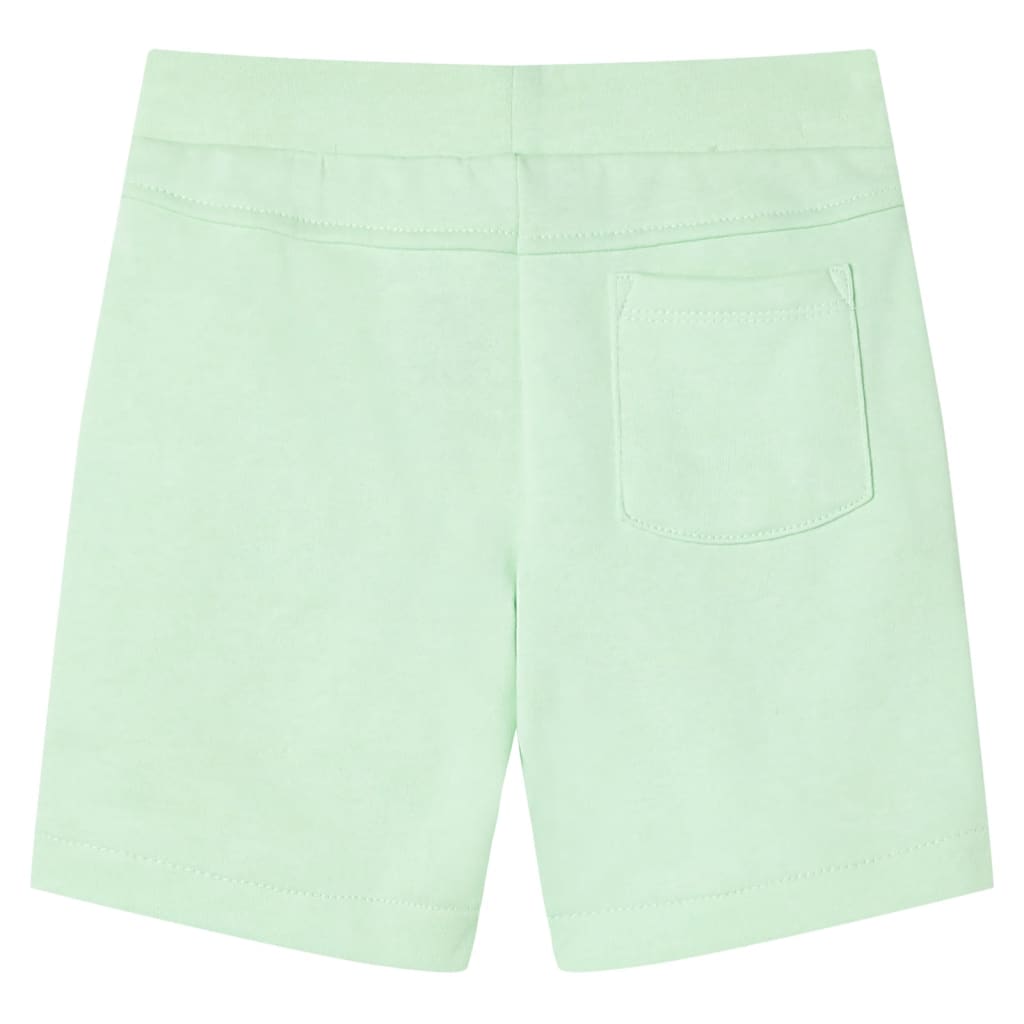 Vidaxl Kindershorts mit Trekkoord 140 hellgrün